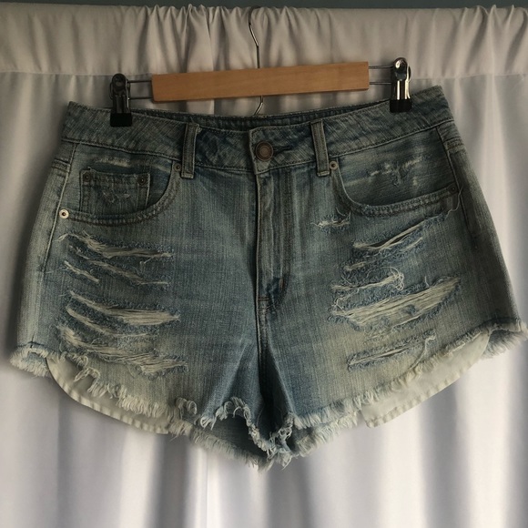 American Eagle 🦅 Hi Rise Festival Shorts Size 10 - Picture 2 of 5